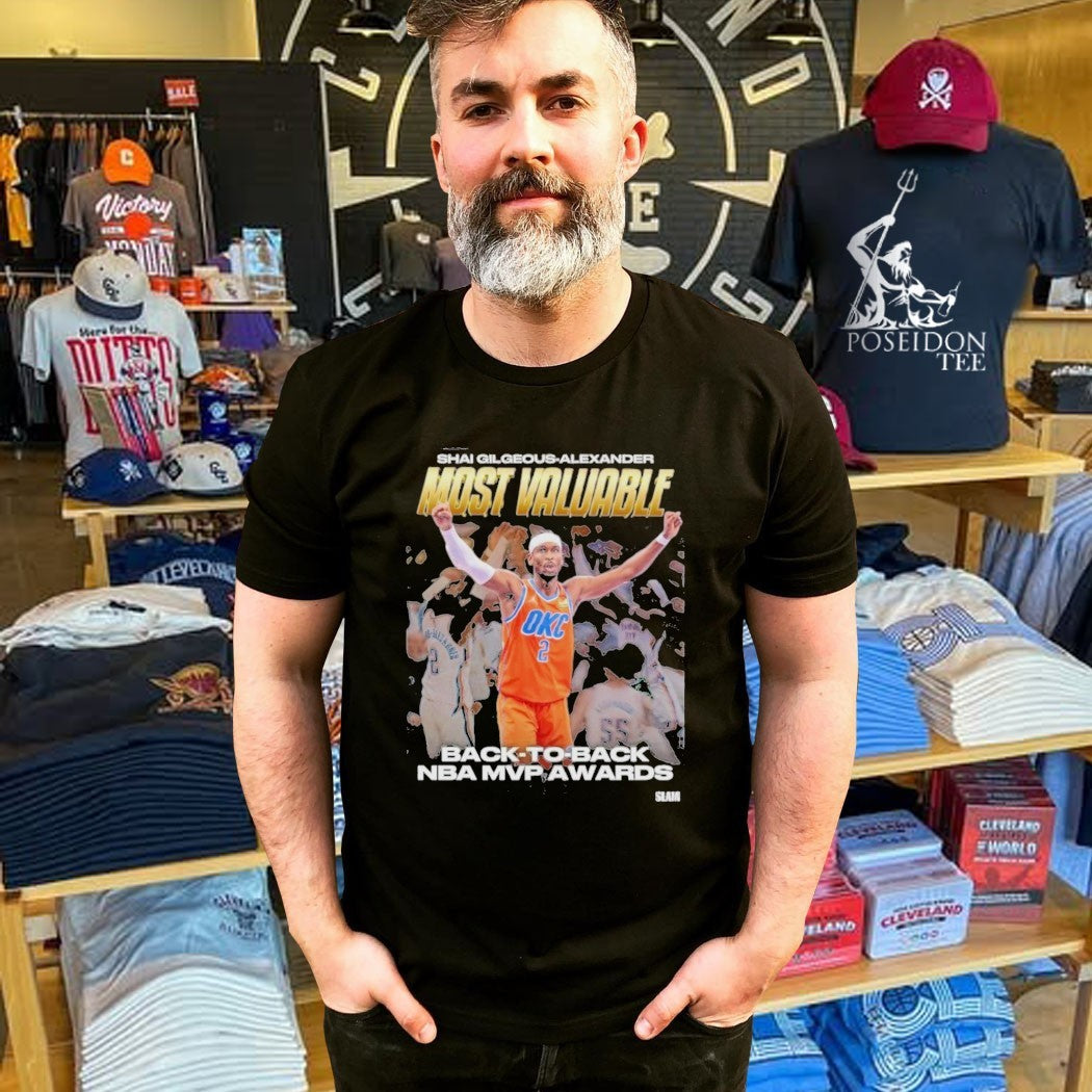Shai Gilgeous- Alexander Most Valuable Back- To- Back Nba Mvp Awards T-shirt
