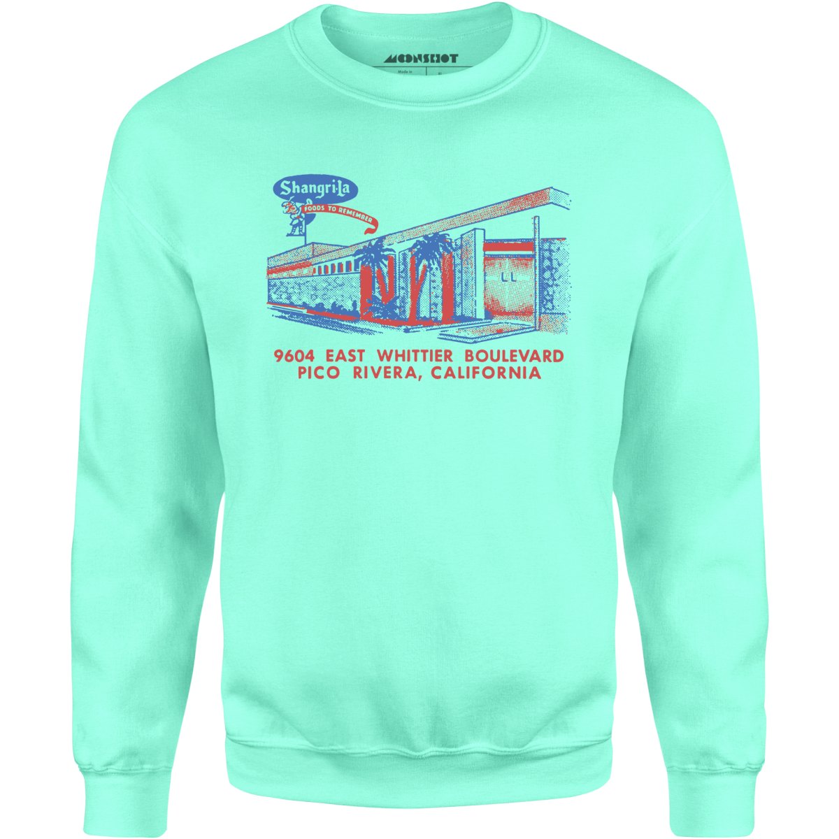 Shangri-La - Pico Rivera, CA - Vintage Restaurant - Unisex Sweatshirt