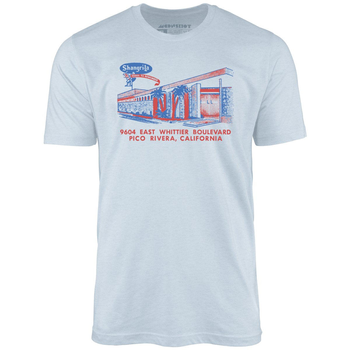 Shangri-La - Pico Rivera, CA - Vintage Restaurant - Unisex T-Shirt