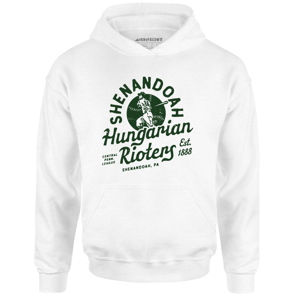 Shenandoah Hungarian Rioters - Pennsylvania - Vintage Defunct Baseball Teams - Unisex Hoodie