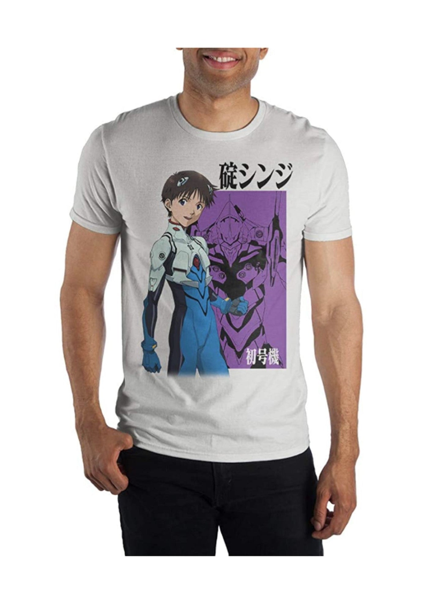 Neon Genesis Evangelion Shinji Anime Adult T Shirt - clothing by TeeHivey.com