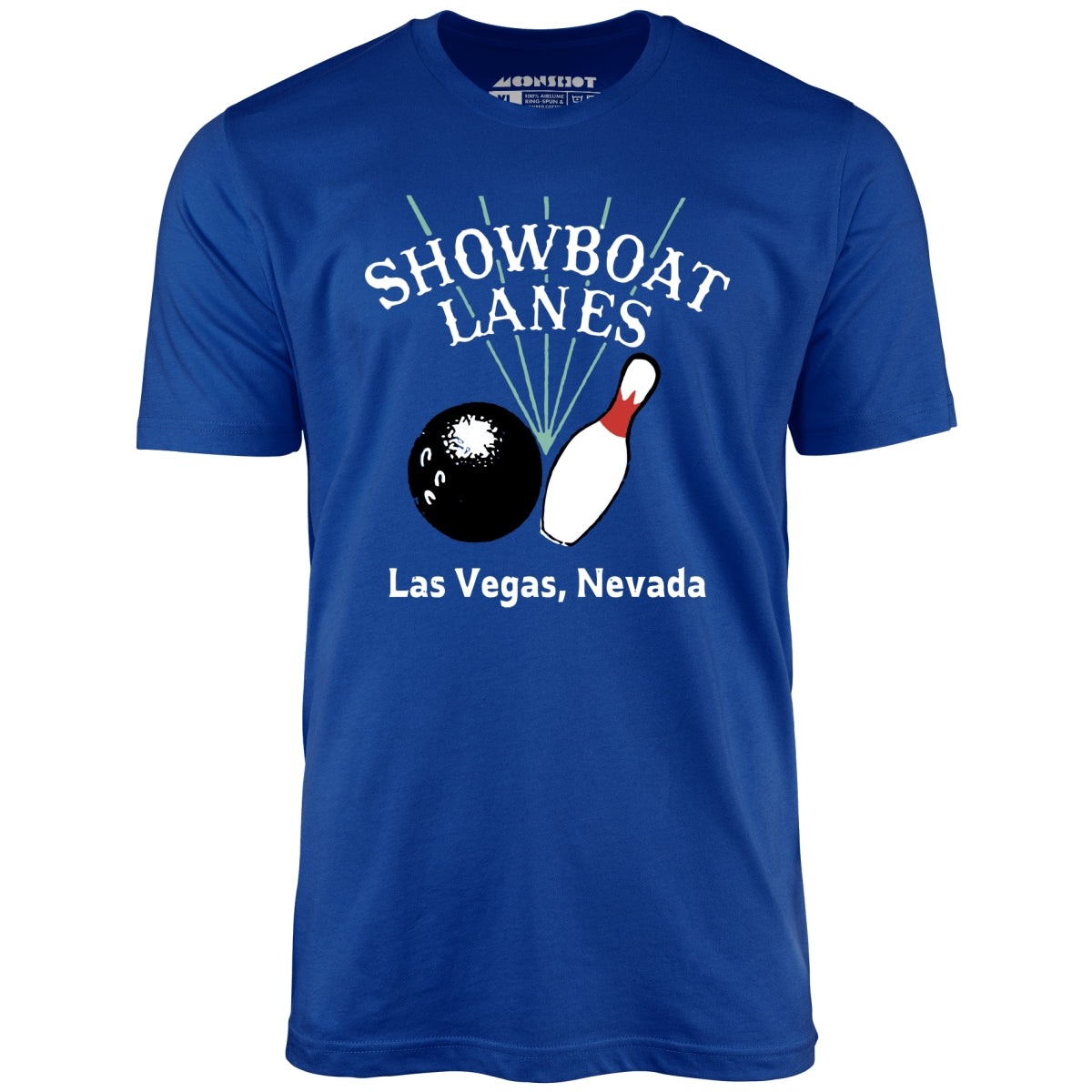 Showboat Lanes - Las Vegas, NV - Vintage Bowling Alley - Unisex T-Shirt
