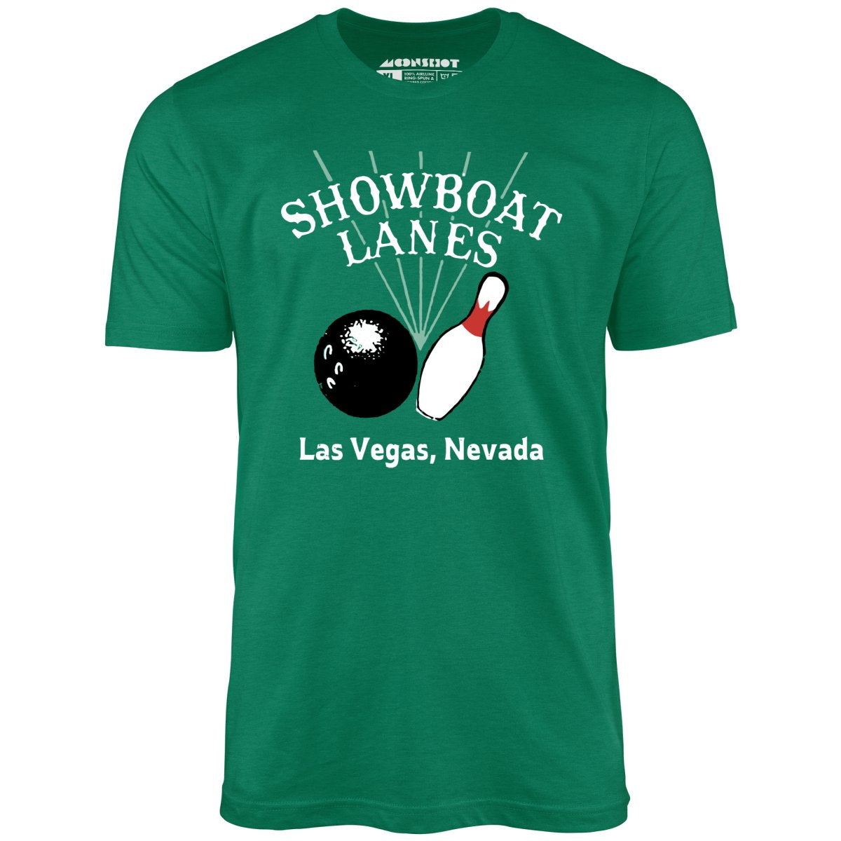 Showboat Lanes - Las Vegas, NV - Vintage Bowling Alley - Unisex T-Shirt