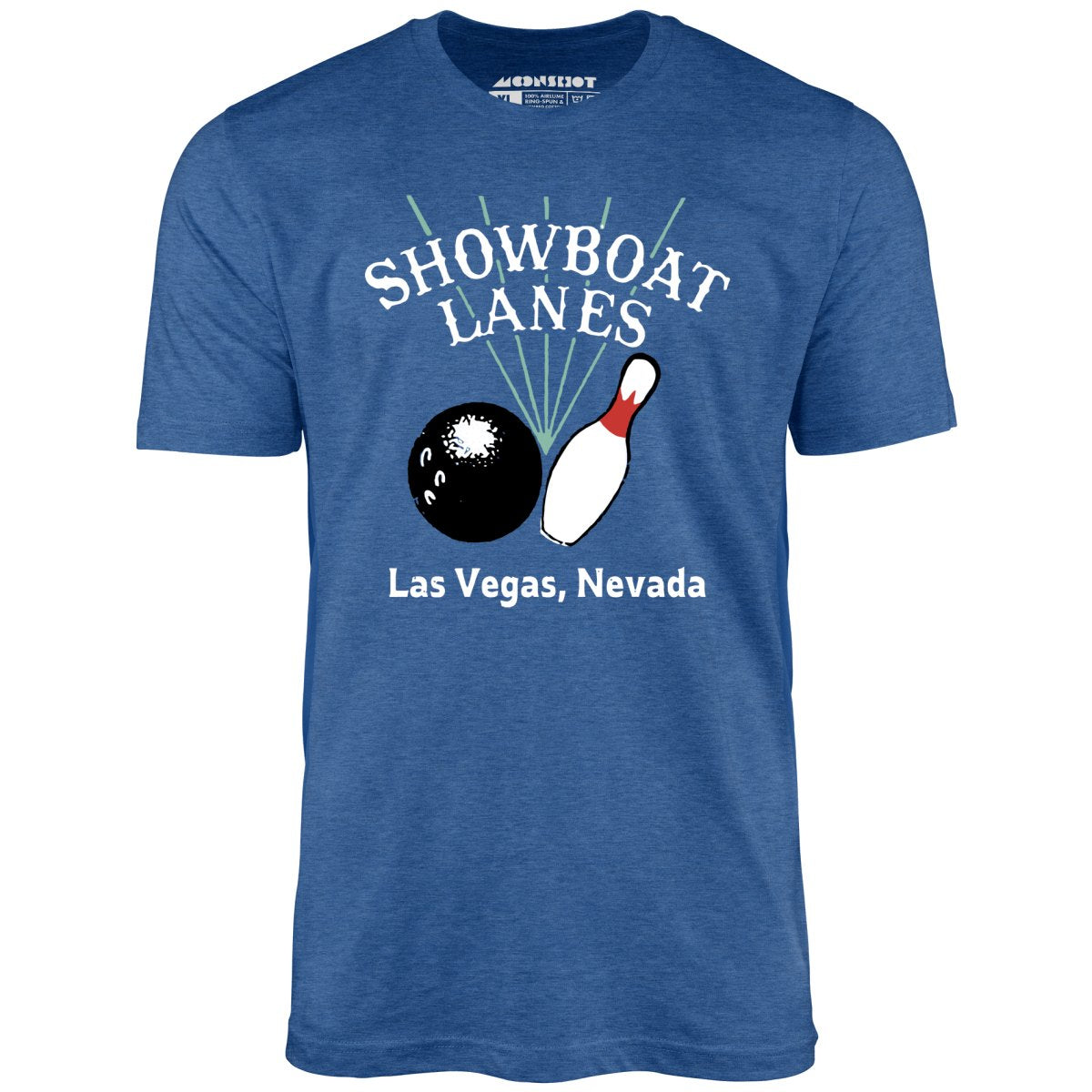Showboat Lanes - Las Vegas, NV - Vintage Bowling Alley - Unisex T-Shirt