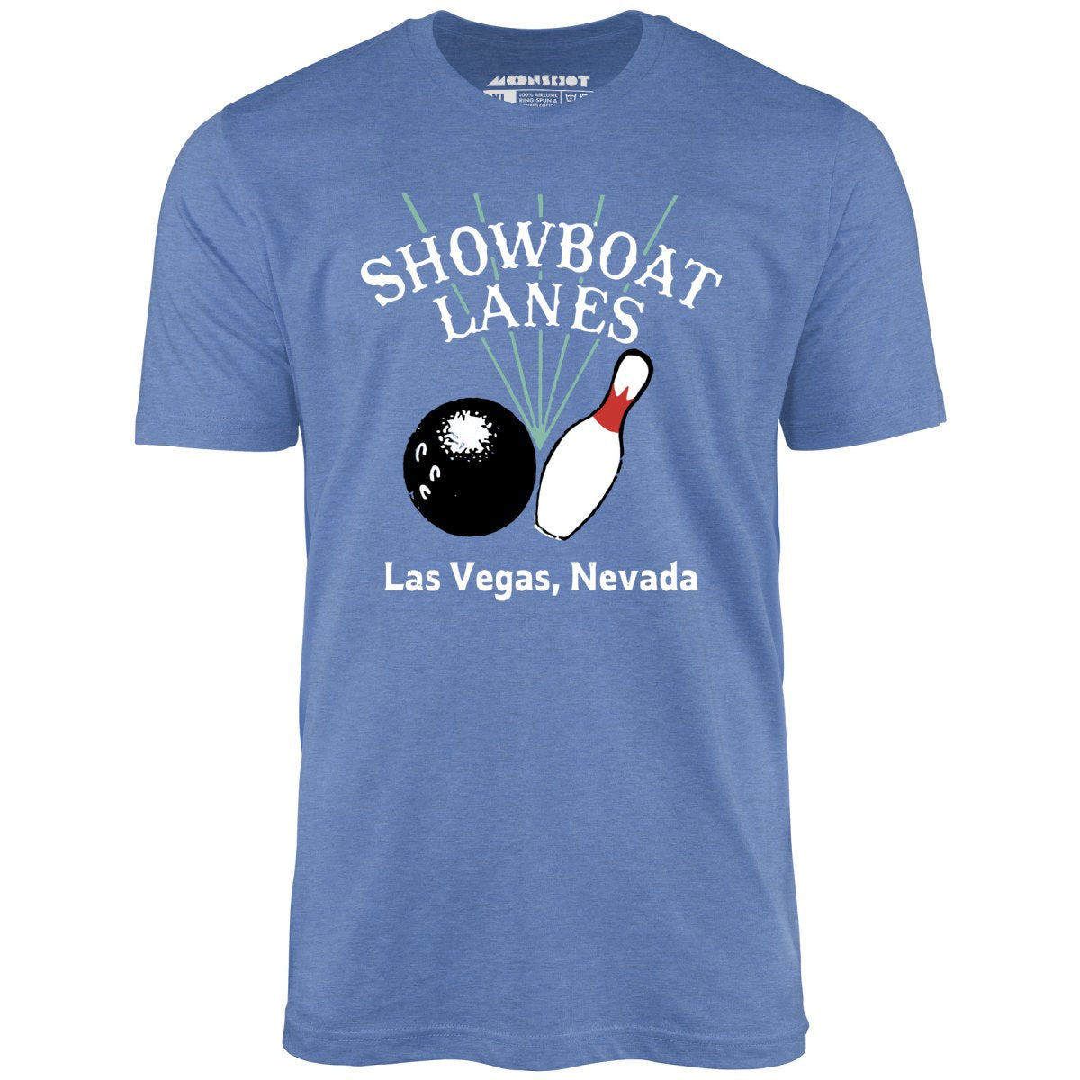 Showboat Lanes - Las Vegas, NV - Vintage Bowling Alley - Unisex T-Shirt