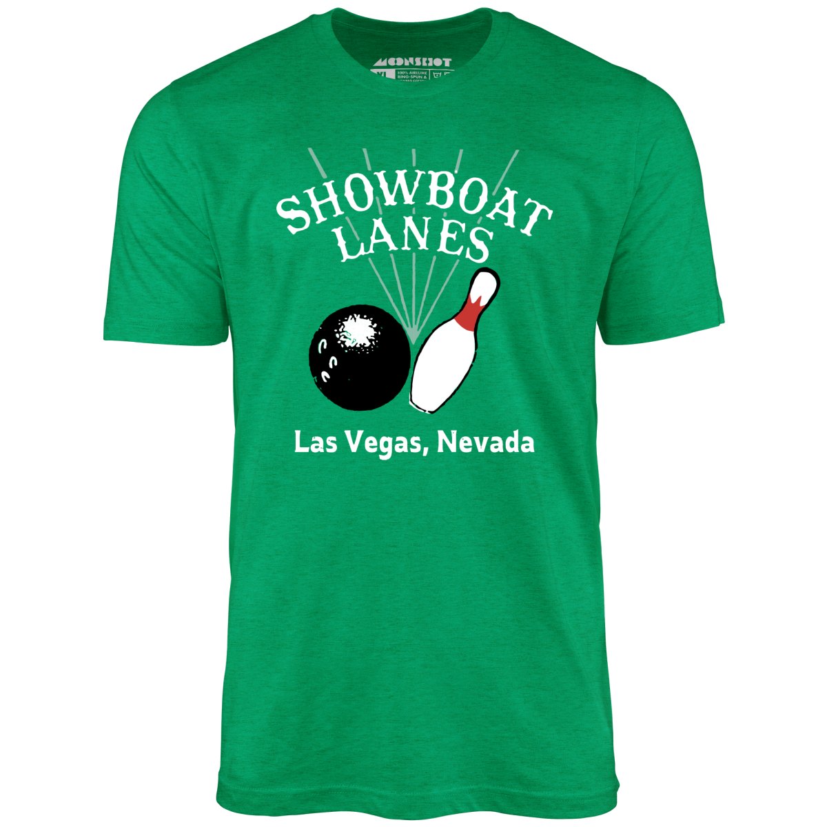 Showboat Lanes - Las Vegas, NV - Vintage Bowling Alley - Unisex T-Shirt