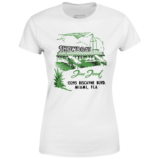 Showboat - Miami, FL - Vintage Restaurant - Women's T-Shirt