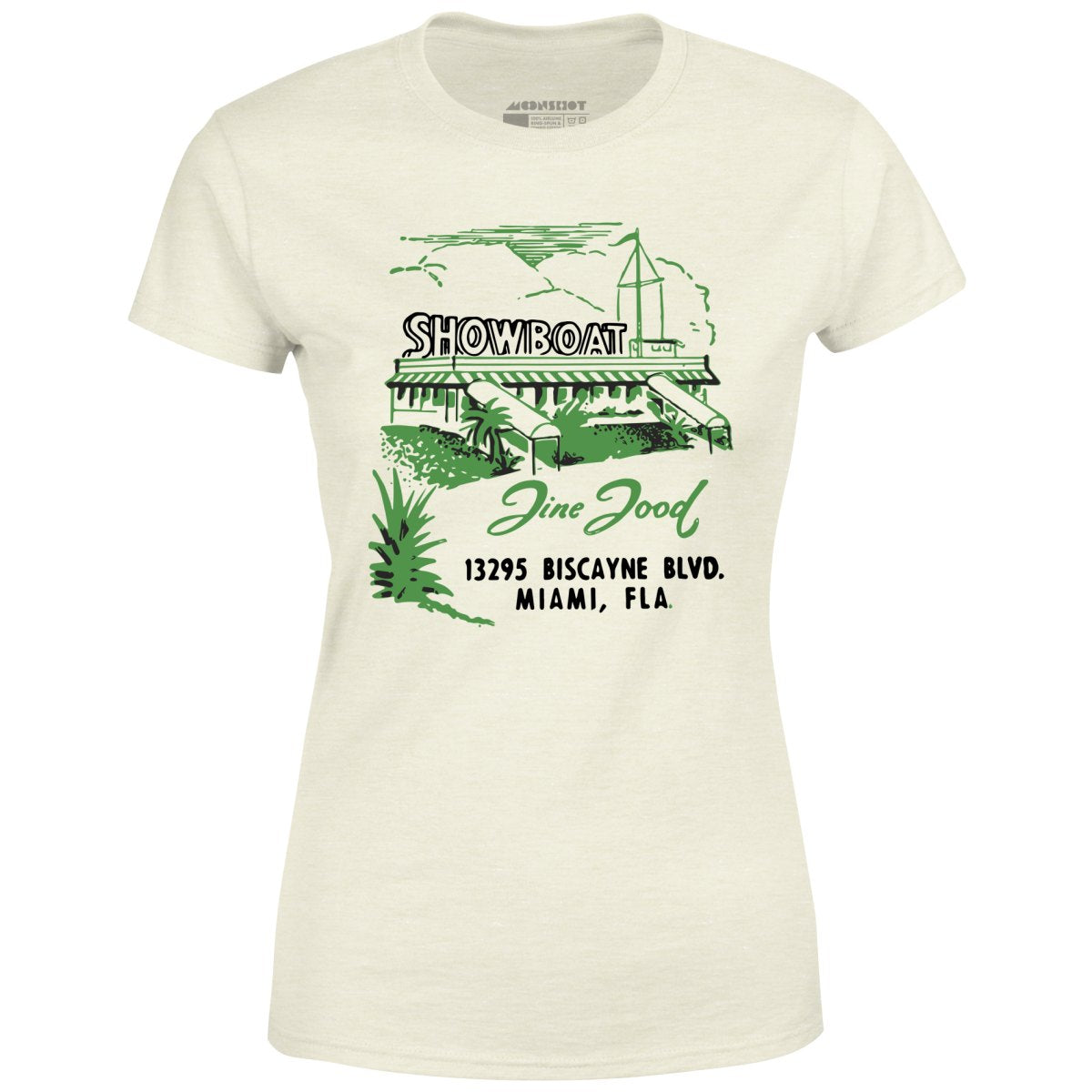 Showboat - Miami, FL - Vintage Restaurant - Women's T-Shirt