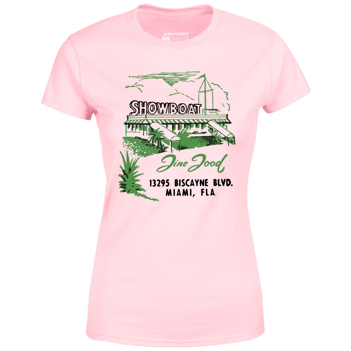 Showboat - Miami, FL - Vintage Restaurant - Women's T-Shirt
