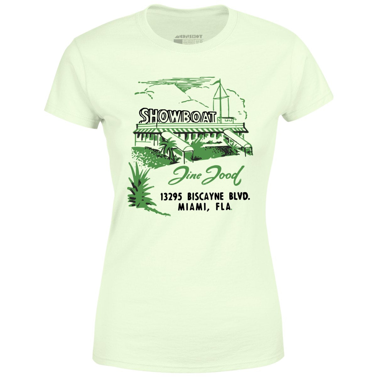 Showboat - Miami, FL - Vintage Restaurant - Women's T-Shirt