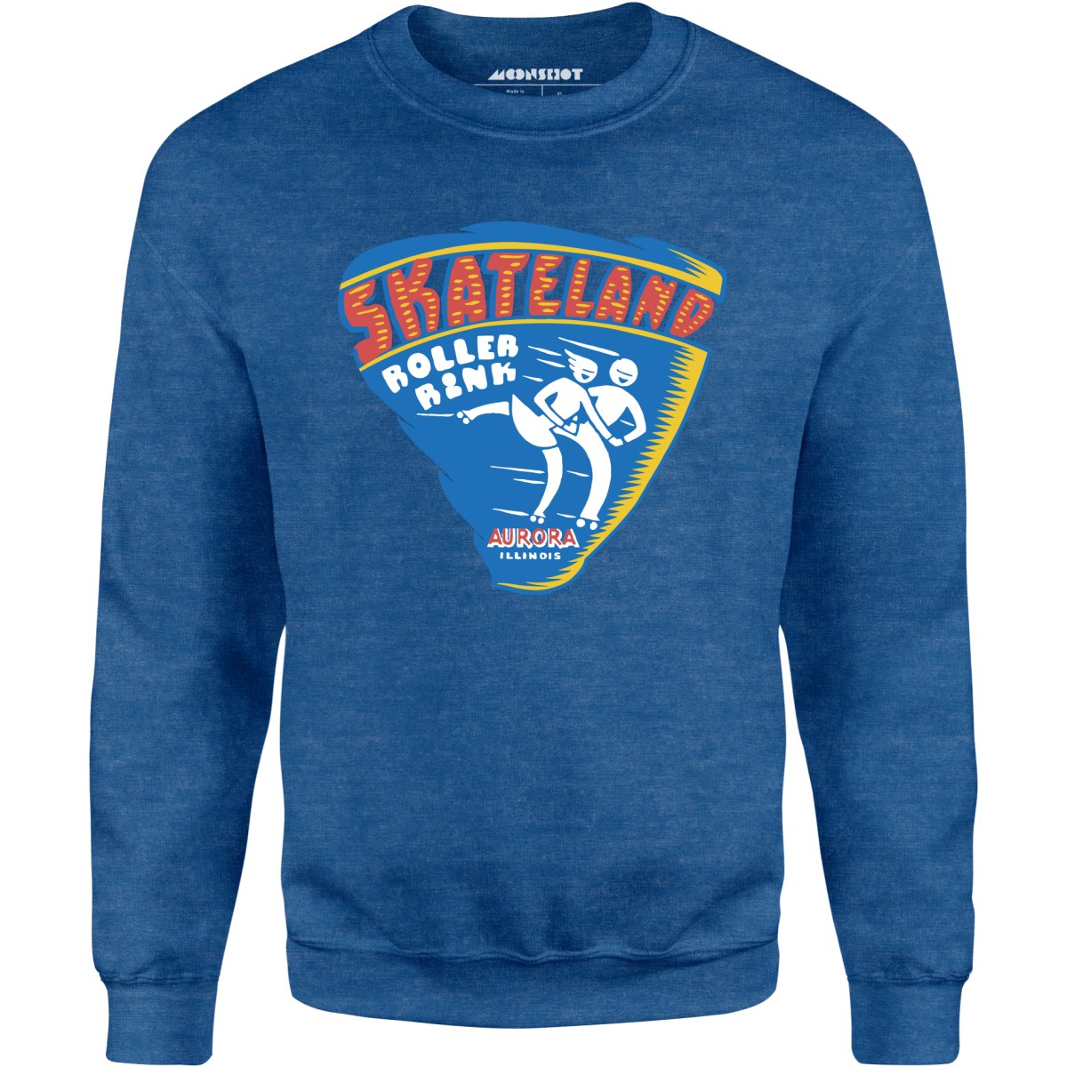 Skateland - Aurora, IL - Vintage Roller Rink - Unisex Sweatshirt