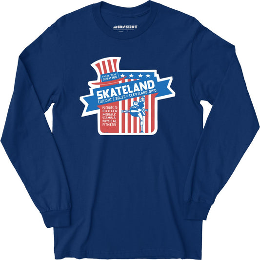Skateland - Cleveland, OH - Vintage Roller Rink - Long Sleeve T-Shirt