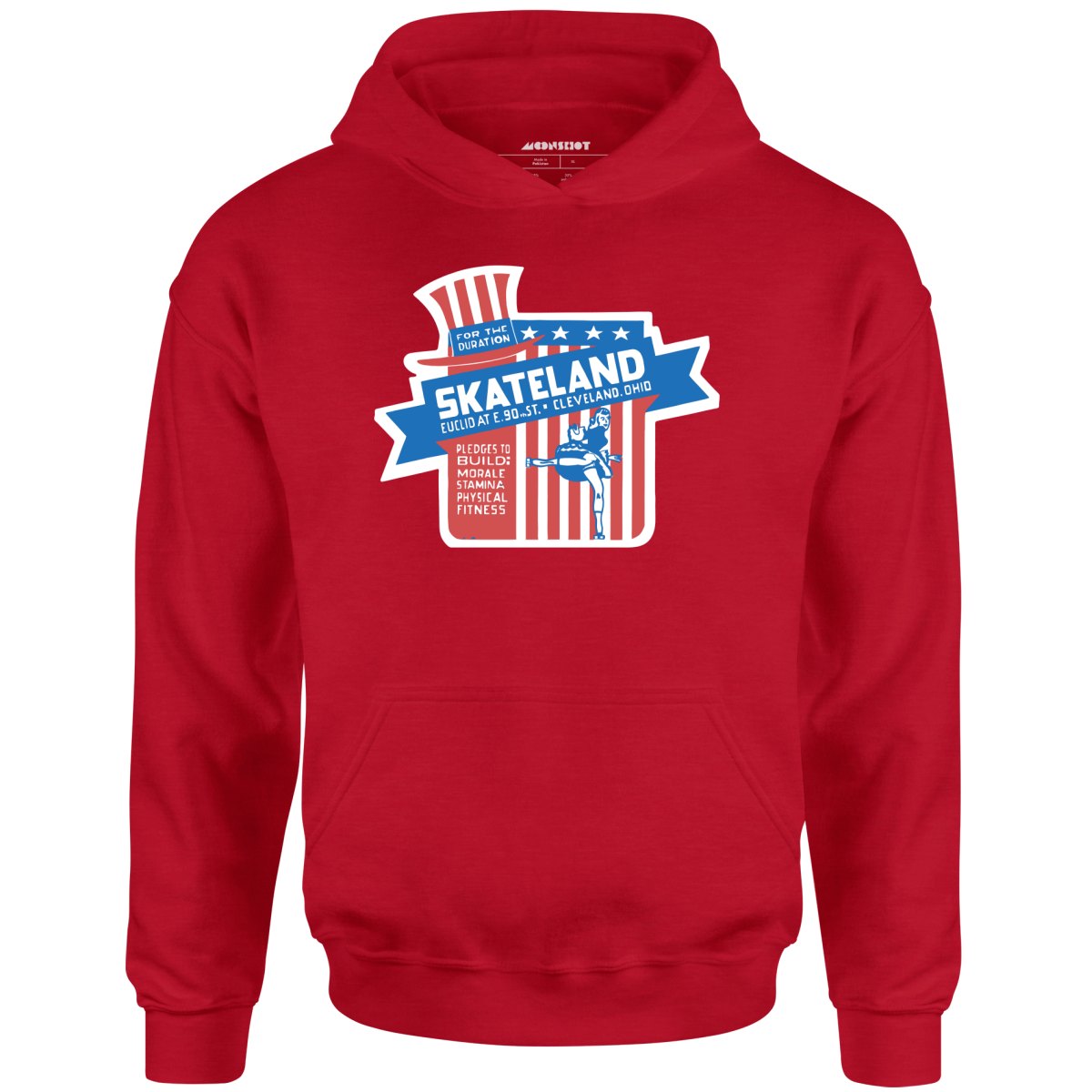 Skateland - Cleveland, OH - Vintage Roller Rink - Unisex Hoodie