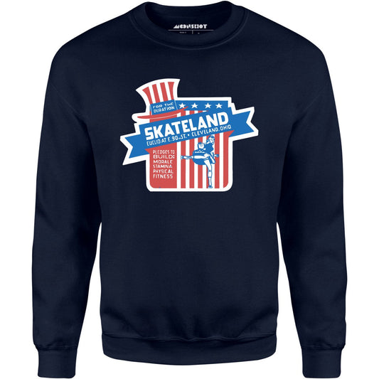 Skateland - Cleveland, OH - Vintage Roller Rink - Unisex Sweatshirt