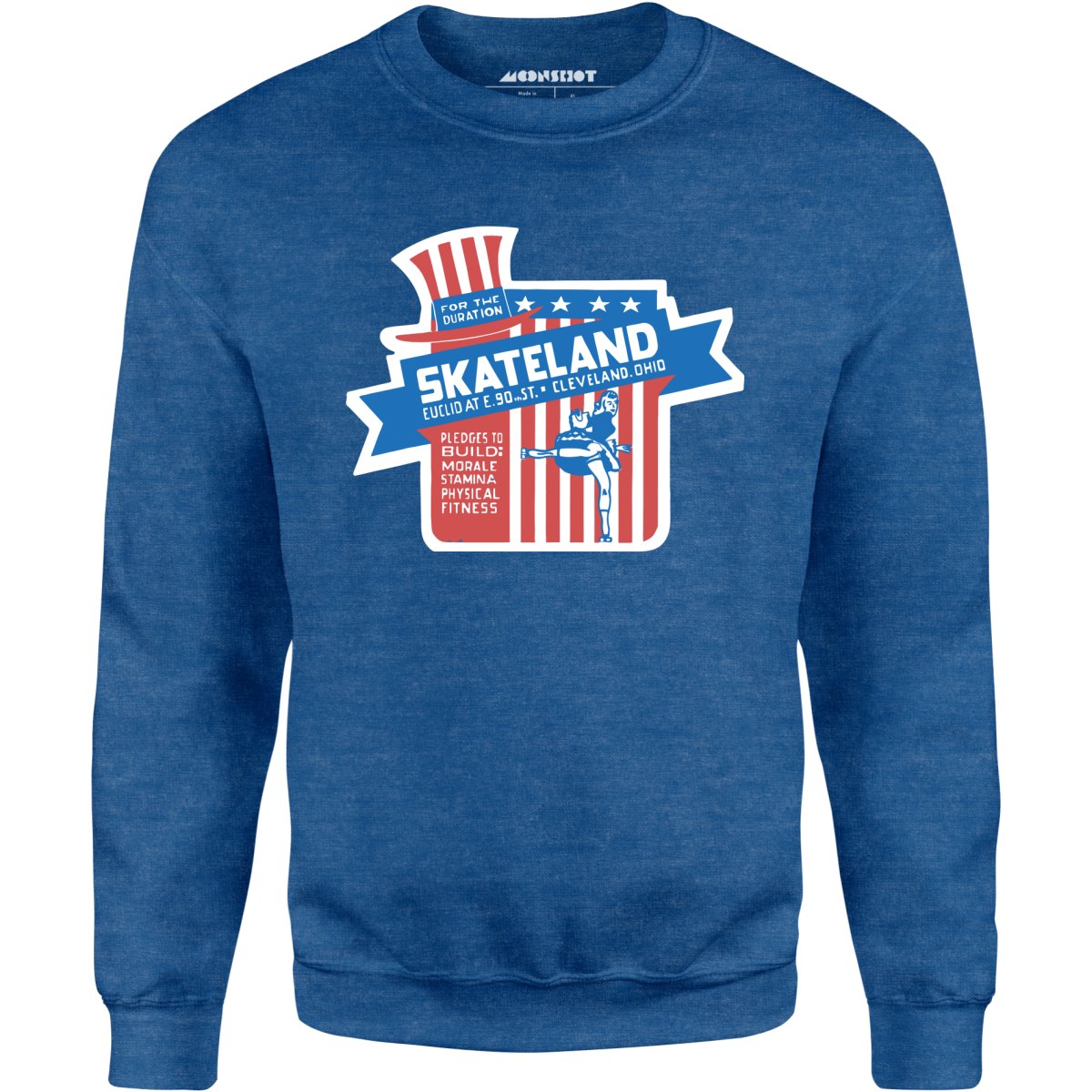 Skateland - Cleveland, OH - Vintage Roller Rink - Unisex Sweatshirt