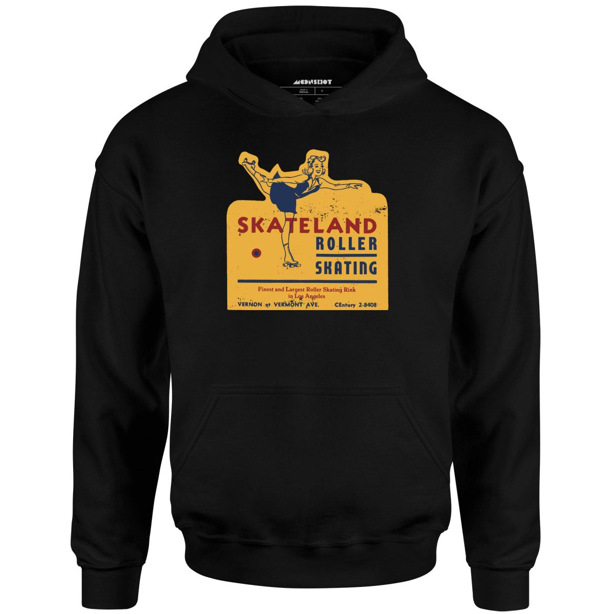 Skateland - Los Angeles, CA - Vintage Roller Rink - Unisex Hoodie