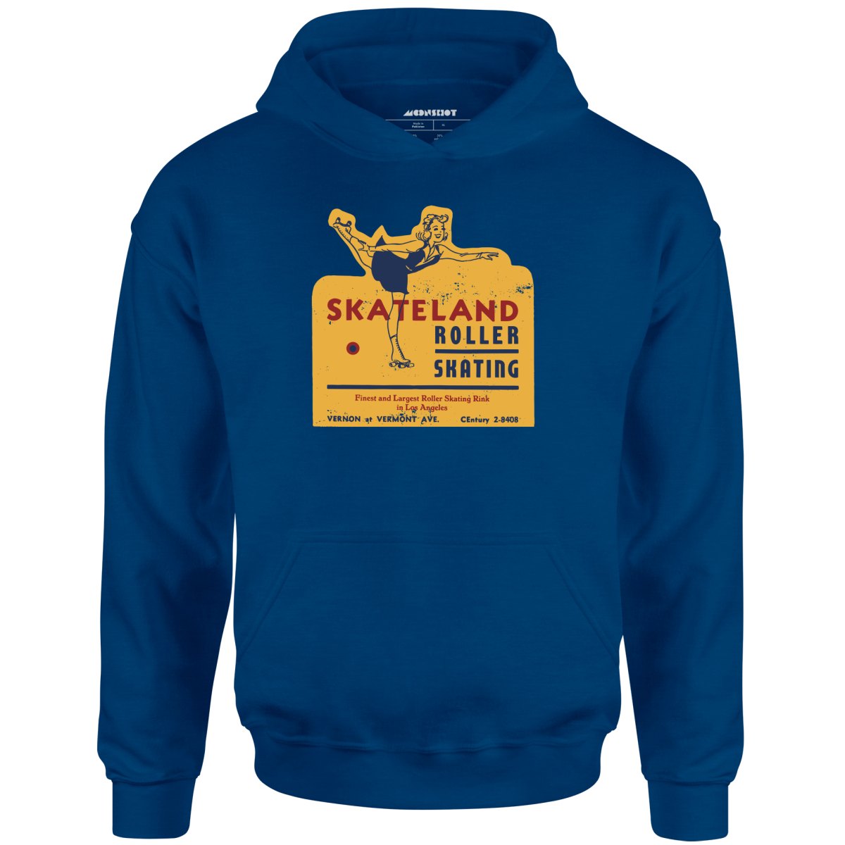 Skateland - Los Angeles, CA - Vintage Roller Rink - Unisex Hoodie