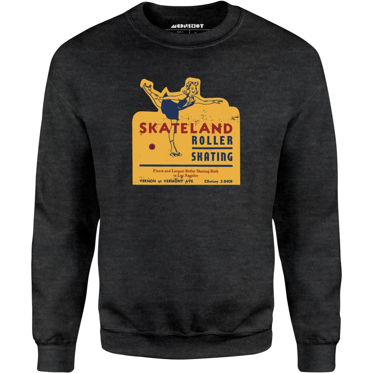 Skateland - Los Angeles, CA - Vintage Roller Rink - Unisex Sweatshirt