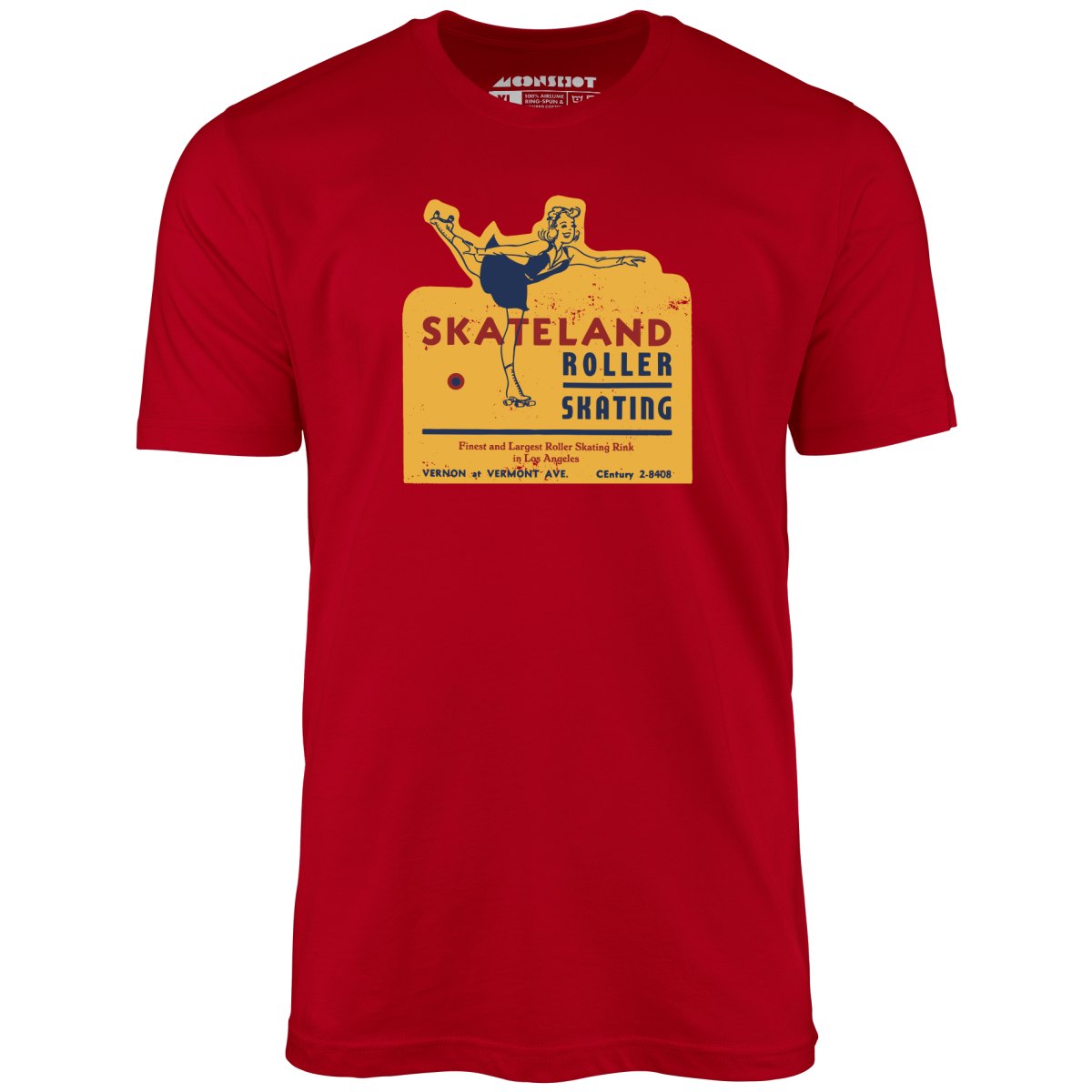 Skateland - Los Angeles, CA - Vintage Roller Rink - Unisex T-Shirt