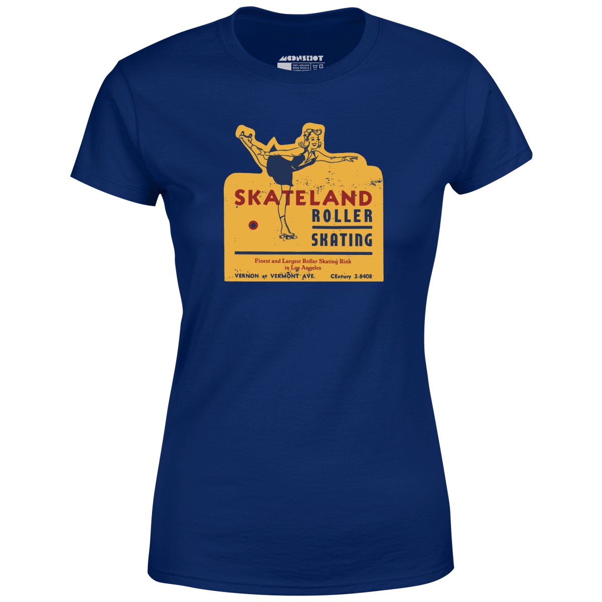Skateland - Los Angeles, CA - Vintage Roller Rink - Women's T-Shirt