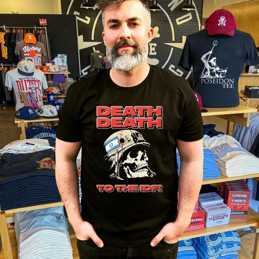 Skull Flag Israel Death Death To The Idf T-shirt