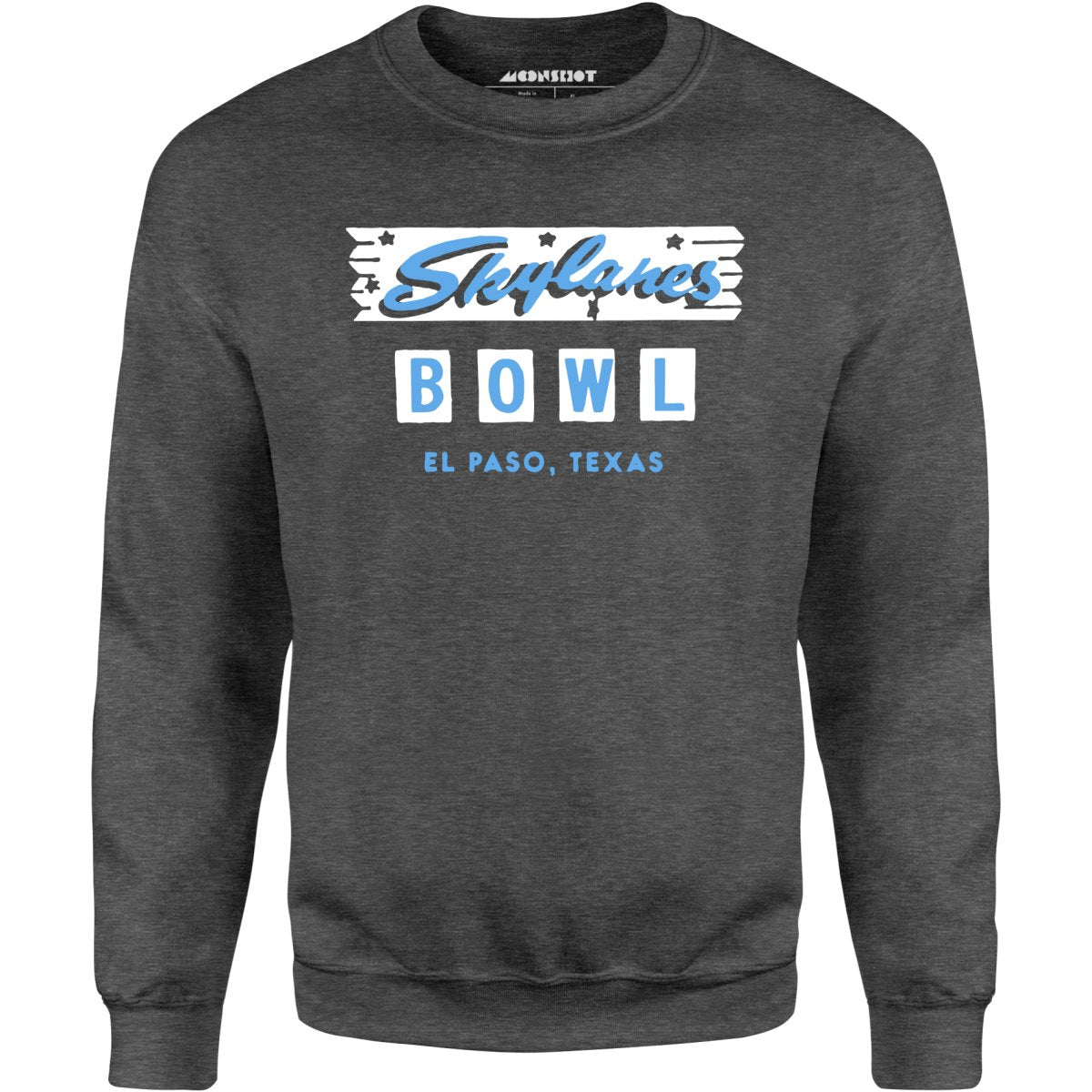 Skylanes Bowl - El Paso, TX - Vintage Bowling Alley - Unisex Sweatshirt