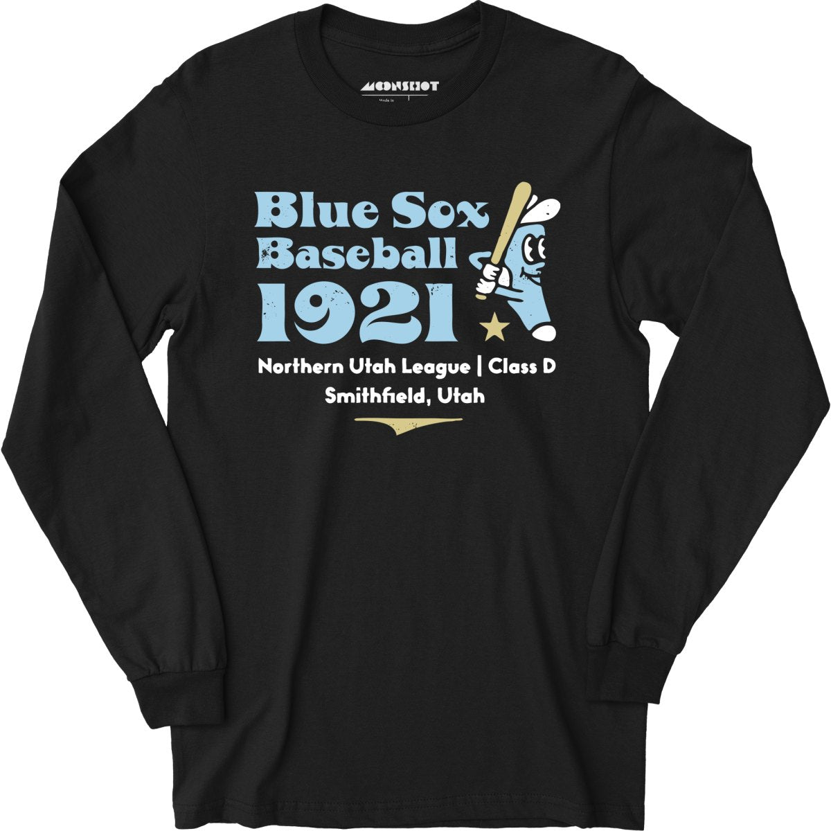 Smithfield Blue Sox - Utah - Vintage Defunct Baseball Teams - Long Sleeve T-Shirt