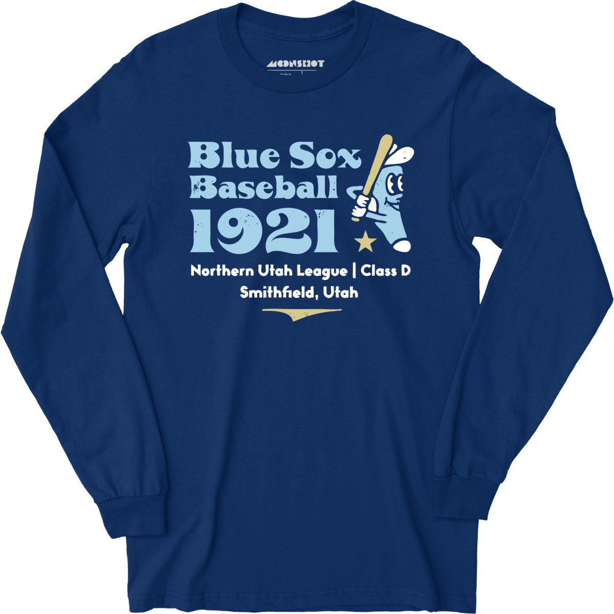 Smithfield Blue Sox - Utah - Vintage Defunct Baseball Teams - Long Sleeve T-Shirt