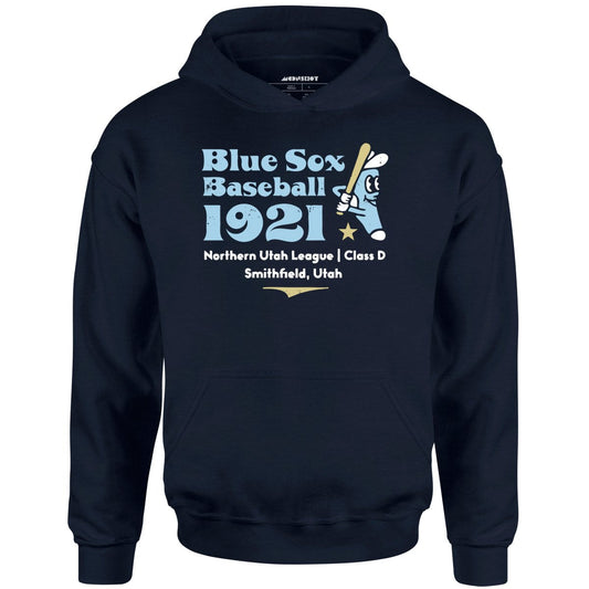 Smithfield Blue Sox - Utah - Vintage Defunct Baseball Teams - Unisex Hoodie