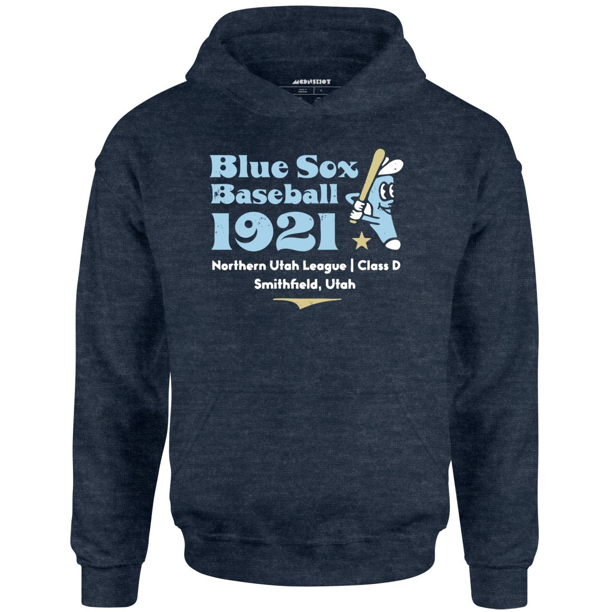 Smithfield Blue Sox - Utah - Vintage Defunct Baseball Teams - Unisex Hoodie