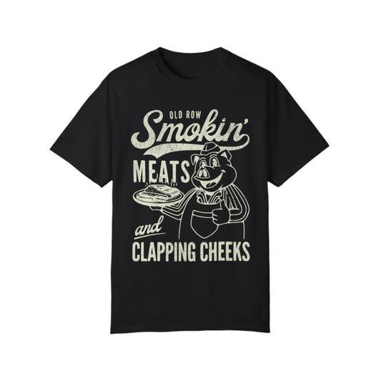 Smoking Meats and Clapping Cheeks Vintage Graphic T-Shirt