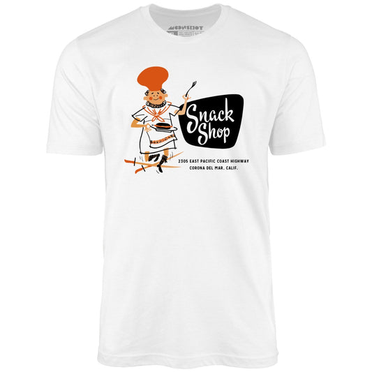 Snack Shop - Corona Del Mar, CA - Vintage Restaurant - Unisex T-Shirt