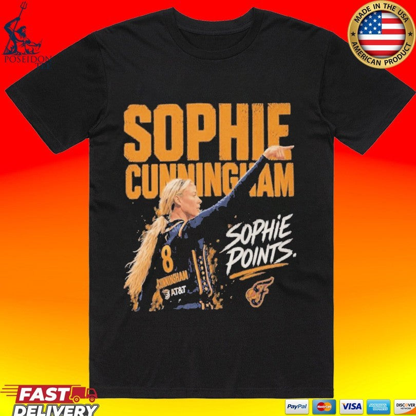 Sophie Cunningham Indiana Fever Pointing T-shirt