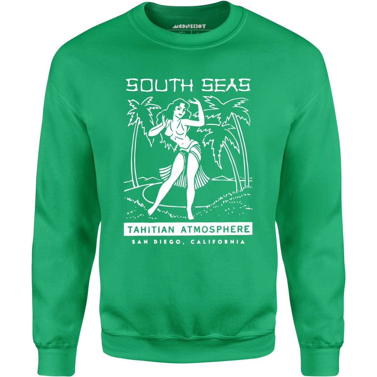 South Seas - San Diego, CA - Vintage Tiki Bar - Unisex Sweatshirt