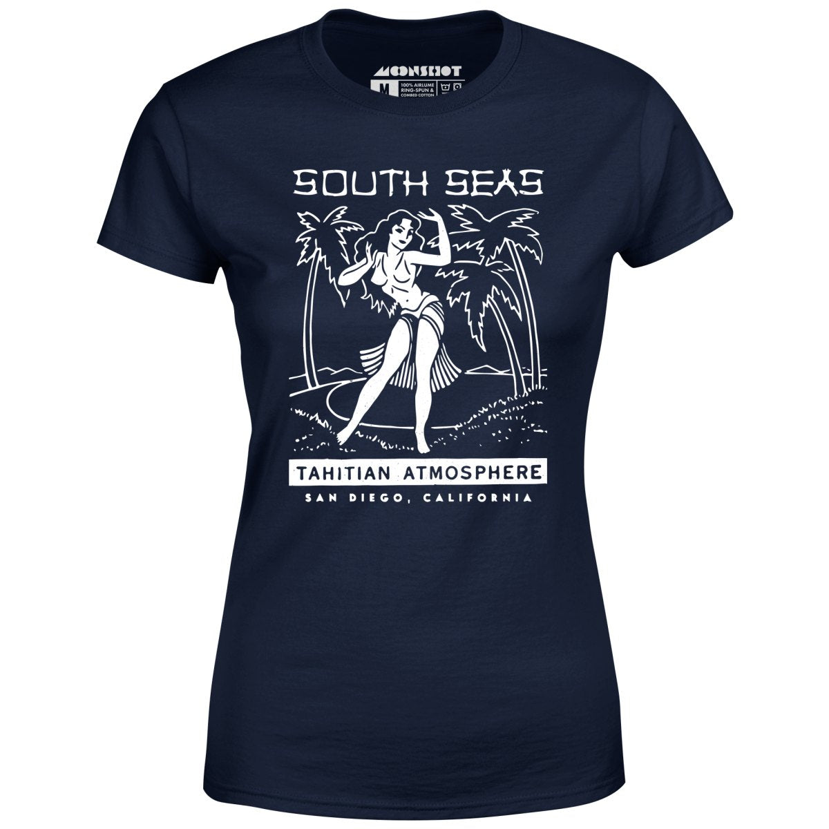 South Seas - San Diego, CA - Vintage Tiki Bar - Women's T-Shirt
