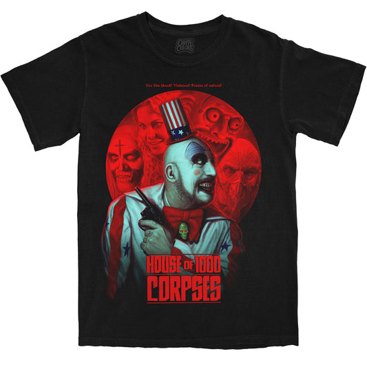 HOUSE OF 1000 CORPSES: FREAKS OF NATURE - T-SHIRT (COMFORT COLORS)