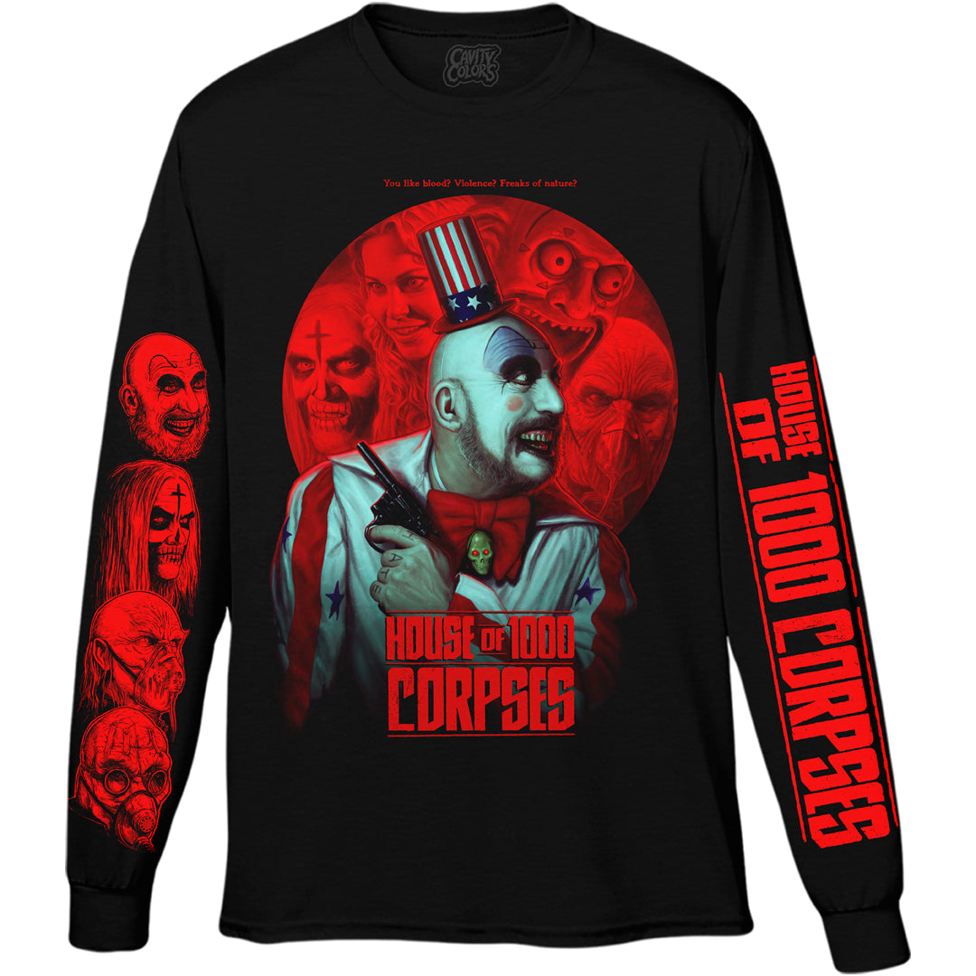 HOUSE OF 1000 CORPSES: FREAKS OF NATURE - LONG SLEEVE SHIRT