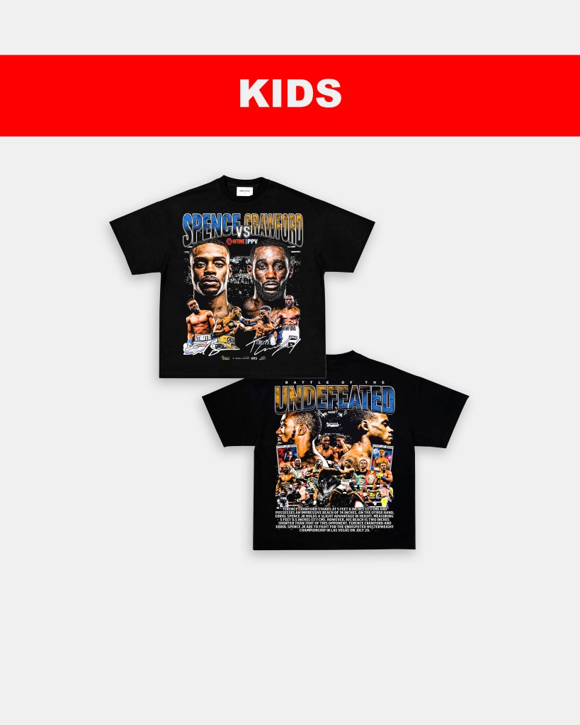 SPENCE VS CRAWFORD - KIDS TEE - [DS] - clothing by TeeHivey.com (Image 2)