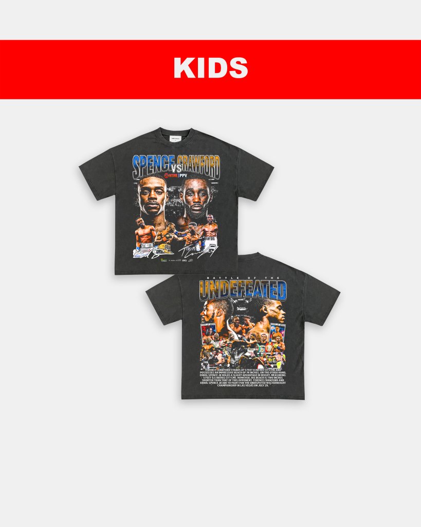 SPENCE VS CRAWFORD - KIDS TEE - [DS] - clothing by TeeHivey.com (Image 4)