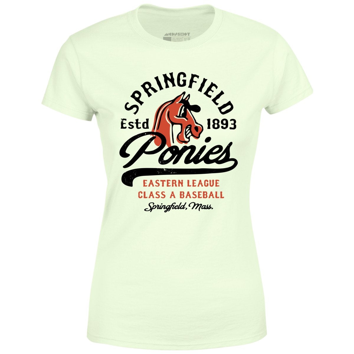 Springfield Ponies - Massachusetts - Vintage Defunct Baseball Teams - Women's T-Shirt