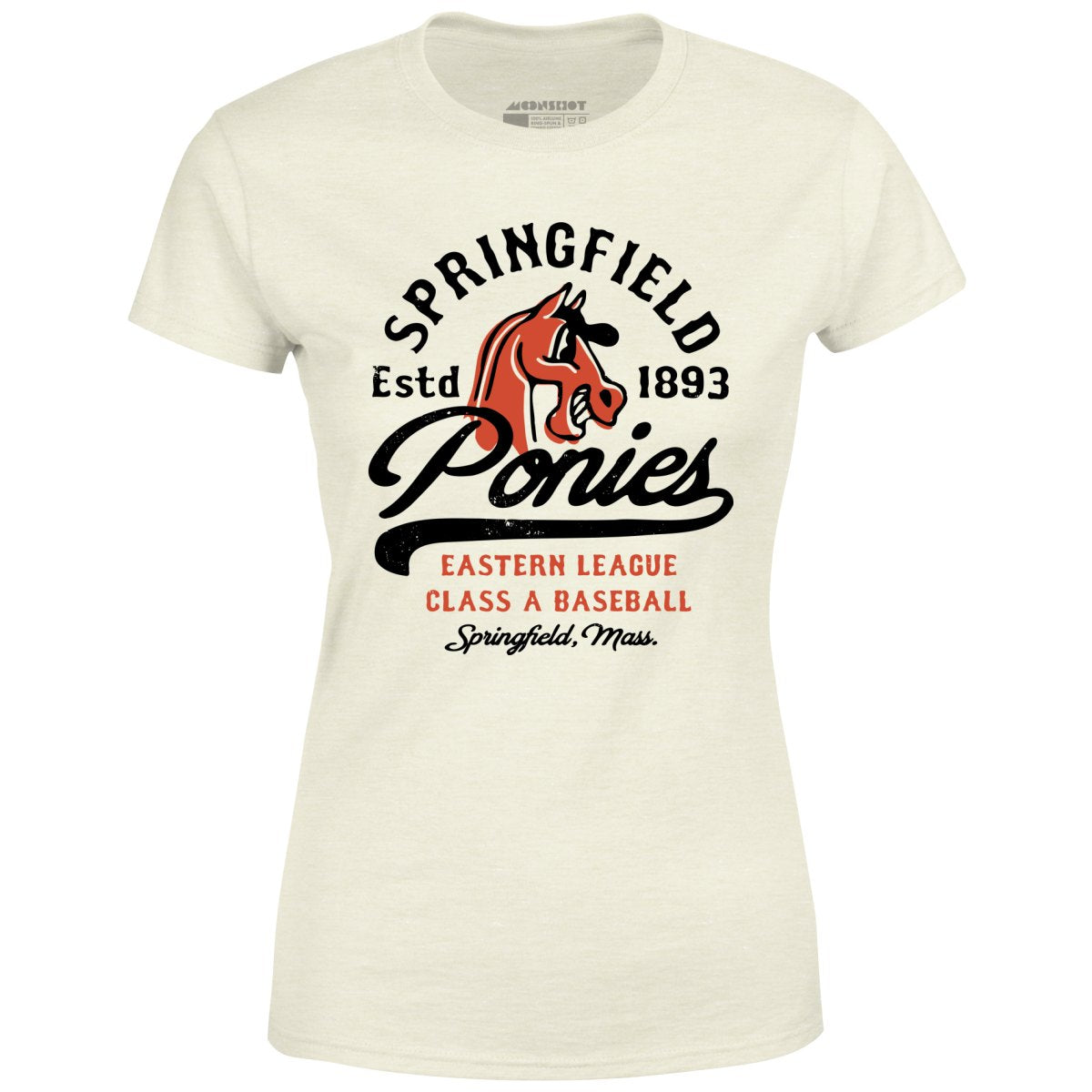 Springfield Ponies - Massachusetts - Vintage Defunct Baseball Teams - Women's T-Shirt