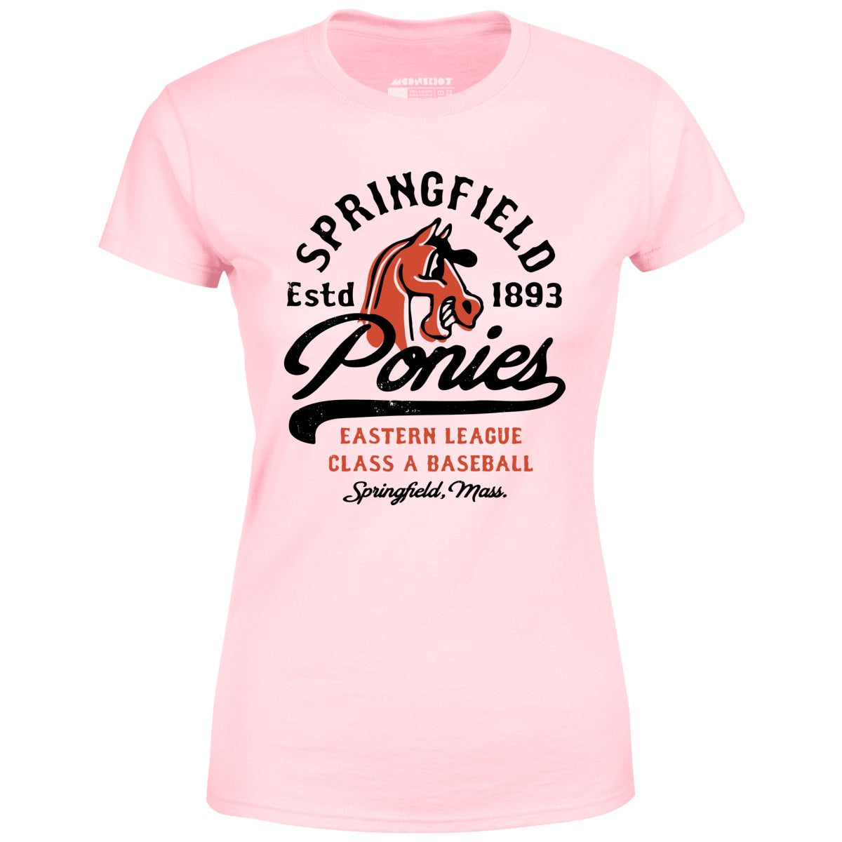 Springfield Ponies - Massachusetts - Vintage Defunct Baseball Teams - Women's T-Shirt