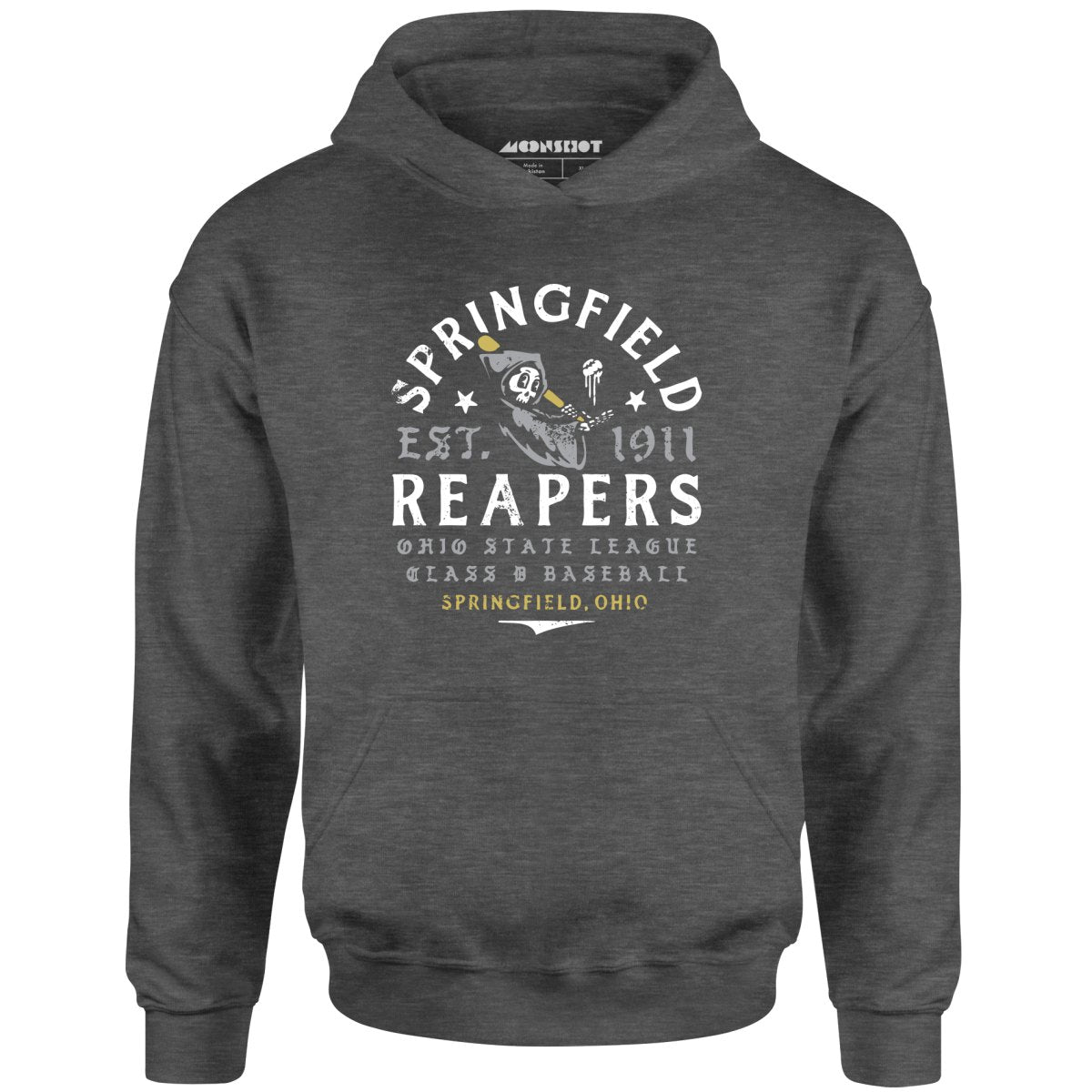 Springfield Reapers - Ohio - Vintage Defunct Baseball Teams - Unisex Hoodie