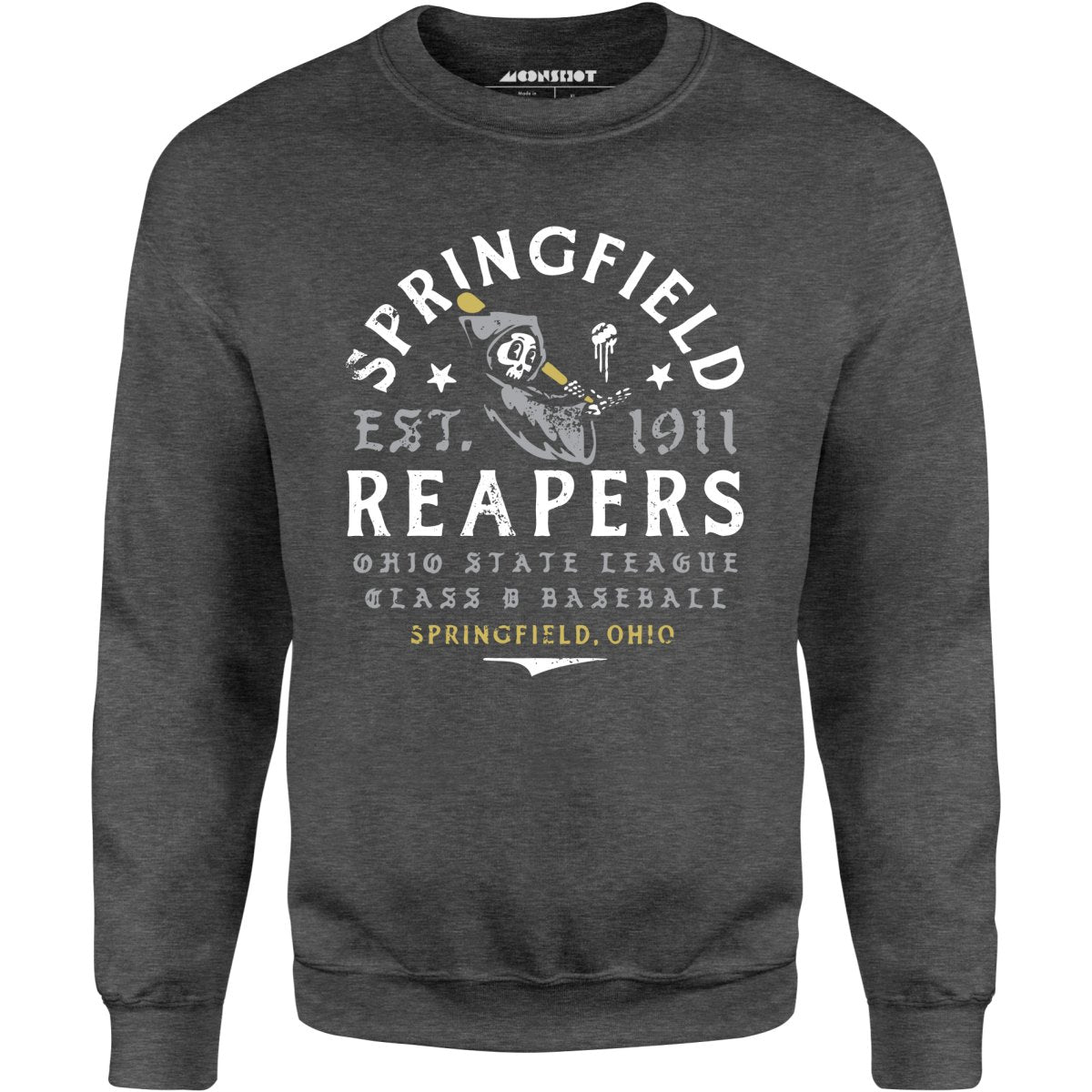 Springfield Reapers - Ohio - Vintage Defunct Baseball Teams - Unisex Sweatshirt