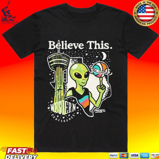 Spurs Believe This Western Conference 2026 T-shirt