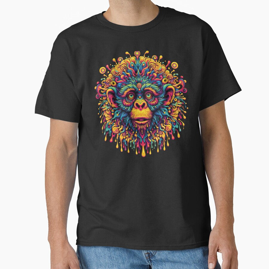 Psychedelic Monkey Suspense Art by Daniel Dudgeon