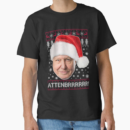 Attenbrrrrrr David Attenborough Christmas Knit by CodySCH