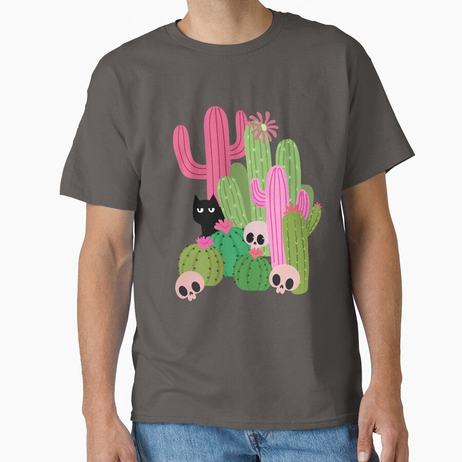 Desert cactus kitty hiding spot by InkRiot Studios