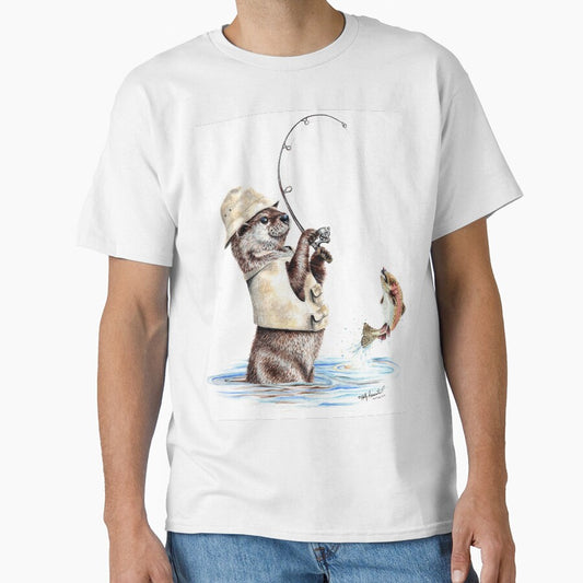 Nature's Fisherman - otter trout fishing by HollySimental