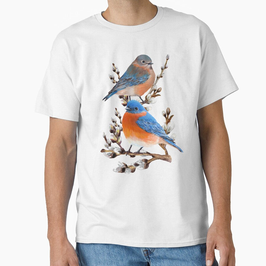 Eastern Bluebird Couple by Roy & Tiffany